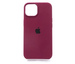 Силіконовий чохол Full Cover для iPhone 14 maroon