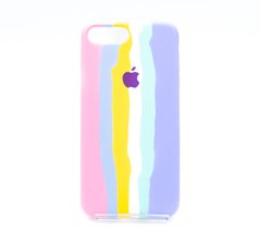 Силіконовий чохол Full Cover для iPhone 7+/8+ Rainbow №3