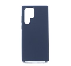 Силіконовий чохол Full Cover для Samsung S22 Ultra midnight blue без logo