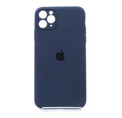 Силіконовий чохол Full Cover для iPhone 11 Pro Max midnight blue Fulll Camera