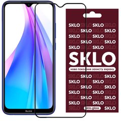 Захисне скло SKLO 5D Full Glue для Xiaomi Redmi Note 8T black (тех.пак)