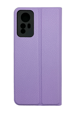 Чехол книжка FIBRA (рельеф) для Xiaomi Redmi Note 12S purple Full Camera