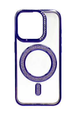 Чохол TPU Sparkle with Magsafe для iPhone 15 Pro purple