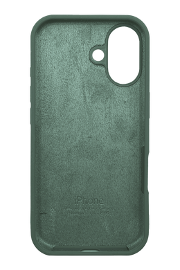 Силиконовый чехол Full Cover для iPhone 17 pine green