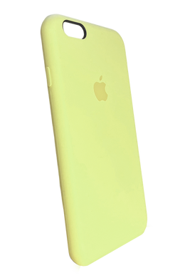 Силиконовый чехол Full Cover для iPhone 6+ mellow yellow