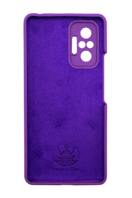 Силиконовый чехол Full Cover для Xiaomi Redmi Note 10 Pro/10 ProMax amethyst(AAA) Full Camera