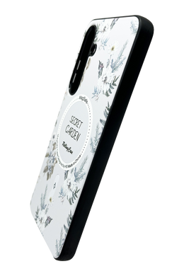 TPU+PC чохол Secret Garden with MagSafe для Samsung S24 FE white