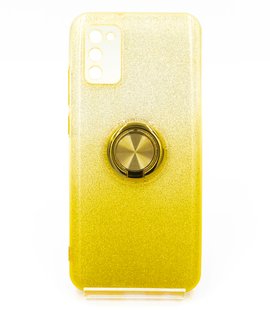 Силіконовий чохол SP Shine для Samsung A02s yellow ring for magnet