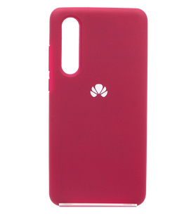 Силиконовый чехол Full Cover для Huawei P30 hot pink