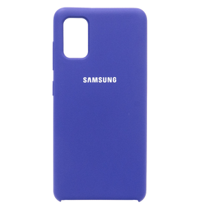 Силиконовый чехол Full Cover для Samsung A41 purple