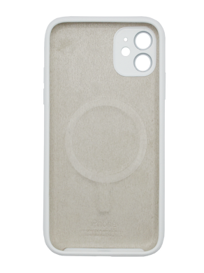 Силіконовий чохол Aurora with MagSafe для iPhone 11 white Full Camera