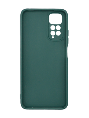 Силиконовый чехол Candy Full Camera для Xiaomi Redmi Note 11/Note 11S green