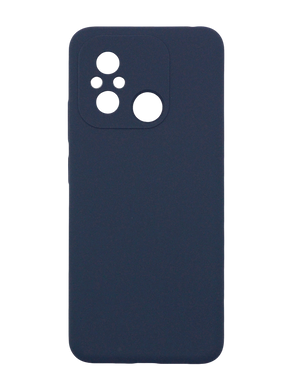 Силіконовий чохол Full Cover для Xiaomi Redmi Note 12C midnight blue (AAA) Full Camera без logo