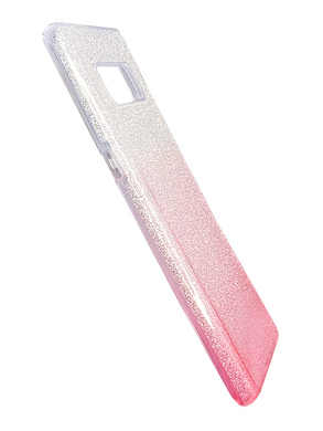 Силіконовий чохол Baseus Glitter 3 в1 для Samsung Note 8 pink