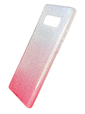 Силіконовий чохол Baseus Glitter 3 в1 для Samsung Note 8 pink