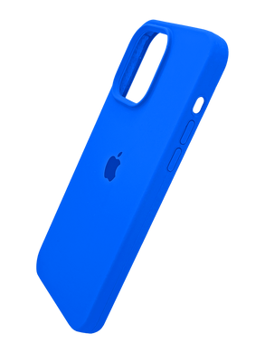 Силиконовый чехол Full Cover для iPhone 14 Pro Max new lake blue