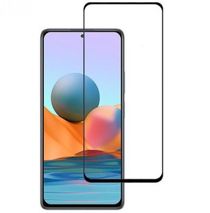 Защитное 2.5D стекло Люкс Full Glue для Xiaomi Redmi Note 10 Pro/10pro Maxf/s 0.25mm black