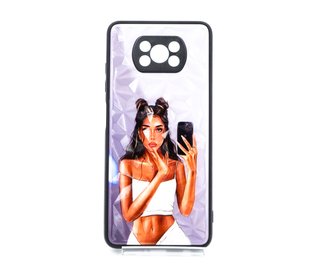 TPU+PC чохол Prisma Ladies для Xiaomi Poco X3 NFC/Poco X3 Pro black in white Full Camera