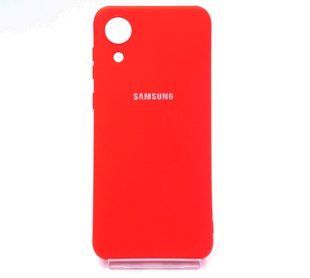 Силиконовый чехол Full Cover для Samsung A03 Core red