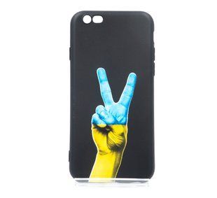 Силиконовый чехол MyPrint для iPhone 6 Перемога Epik Black TPU Full camera