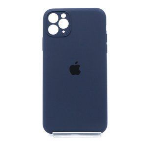Силіконовий чохол Full Cover для iPhone 11 Pro Max midnight blue Fulll Camera