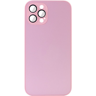 Чехол TPU+Glass sapphire matte case для iPhone 13 Pro chanel pink