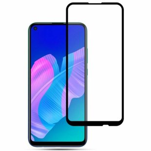 Защитное 2.5D стекло Glass Full Glue для Huawei P40 Lite E f/s 0.3mm black