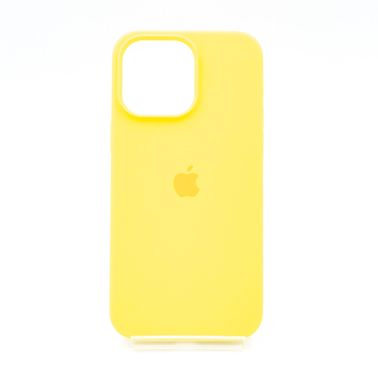 Силіконовий чохол Full Cover для iPhone 14 Pro Max yellow