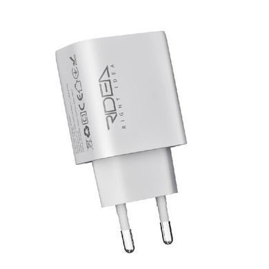 Сетевое зарядное устройство Ridea RW-18123 Rapid 1USB QC 18W+Micro white