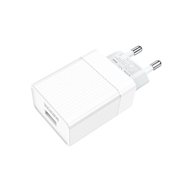 Сетевой блок питания Borofone BA47A QC3.0 3A 1usb (EU) white