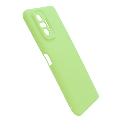 Силіконовий чохол Full Cover для Xiaomi Redmi Note 10 Pro/10 Pro Max pistachio Full Camera без logo