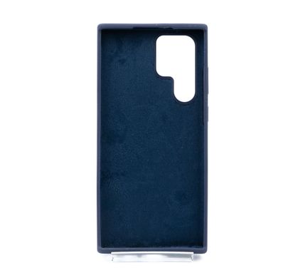 Силіконовий чохол Full Cover для Samsung S22 Ultra midnight blue без logo