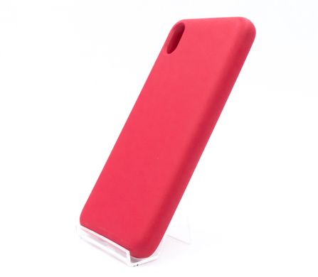 Силиконовый чехол Full Cover для Xiaomi Redmi 7A rose red без logo
