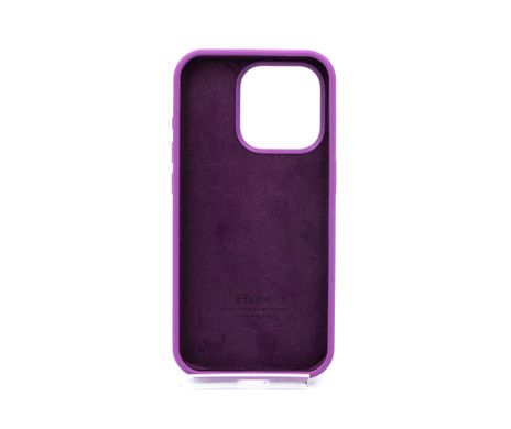 Силіконовий чохол Full Cover для iPhone 15 Pro purple