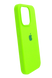 Силиконовый чехол Full Cover для iPhone 13 neon green