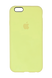 Силиконовый чехол Full Cover для iPhone 6+ mellow yellow