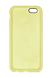 Силиконовый чехол Full Cover для iPhone 6+ mellow yellow
