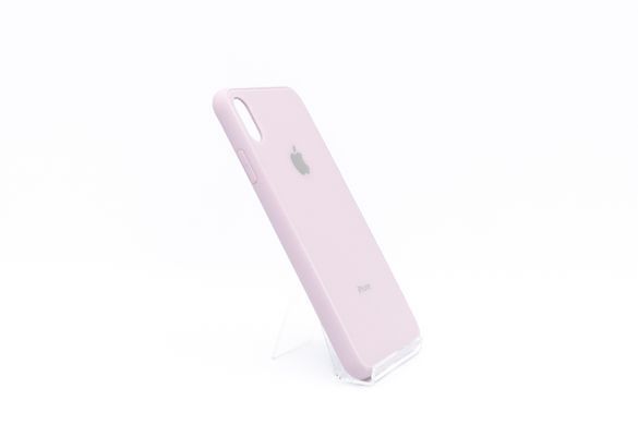 Чохол Glass Farfor для iPhone XS Max lilac Sp