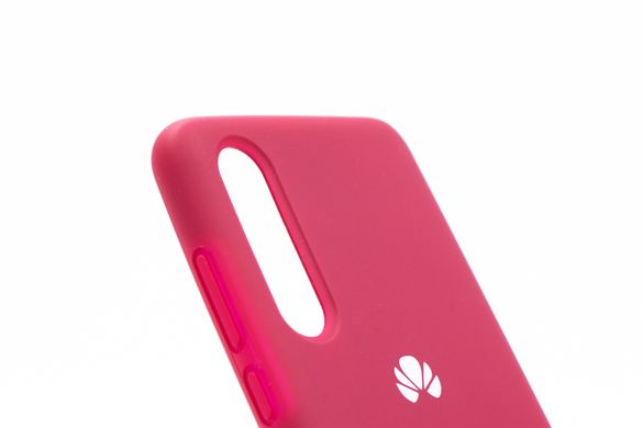 Силиконовый чехол Full Cover для Huawei P30 hot pink