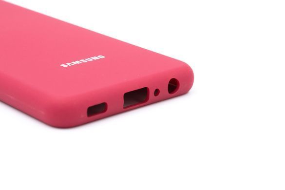 Силіконовий чохол Full Cover для Samsung A32 rose red Full Camera
