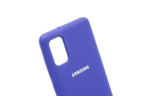 Силиконовый чехол Full Cover для Samsung A41 purple