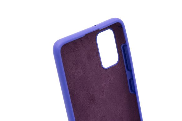 Силиконовый чехол Full Cover для Samsung A41 purple