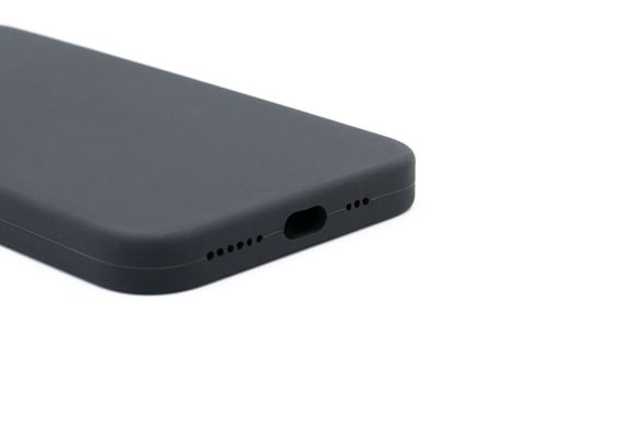 Силіконовий чохол Full Cover Square для iPhone X/XS dark gray Full Camera