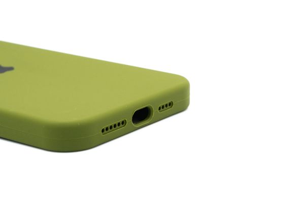 Силіконовий чохол Full Cover для iPhone 15 Pro Max dark olive (virid)