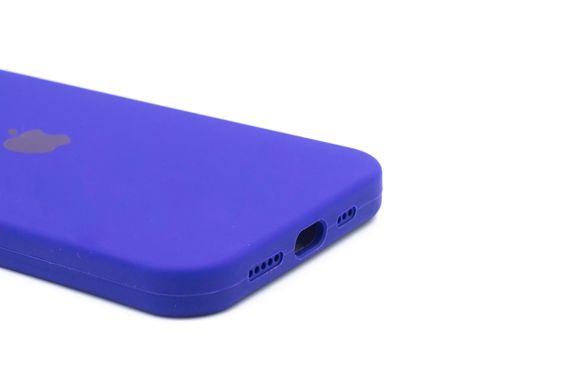 Силіконовий чохол Full Cover для iPhone 12 Pro ultra violet Full Camera