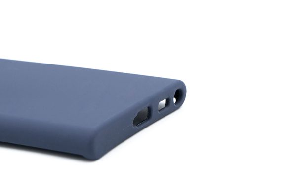 Силіконовий чохол Full Cover для Samsung S22 Ultra midnight blue без logo