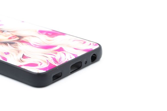 TPU+PC чохол Prisma Ladies для Samsung A32 4G pink Full Camera