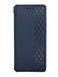 Чехол-книжка кожа для Samsung S21 FE dark blue Getman Cubic PU
