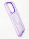 Чехол TPU Galaxy Sparkle MagSafe для iPhone 13 Pro purple+glitter