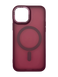 Чехол TPU+PC Space Magnetic Color with Magsafe для iPhone 12/12 Pro bordo